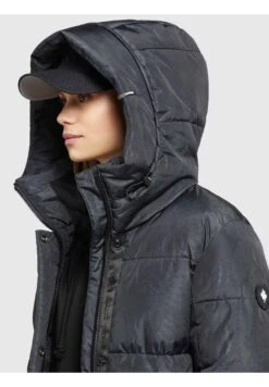 Khujo DakotaCappotto InvernaleDunkelblau Gemustert Donna Cappotti KH121U14X-K11 -Vendite Khujo 86712e871c6f4e939658780a95b3f475
