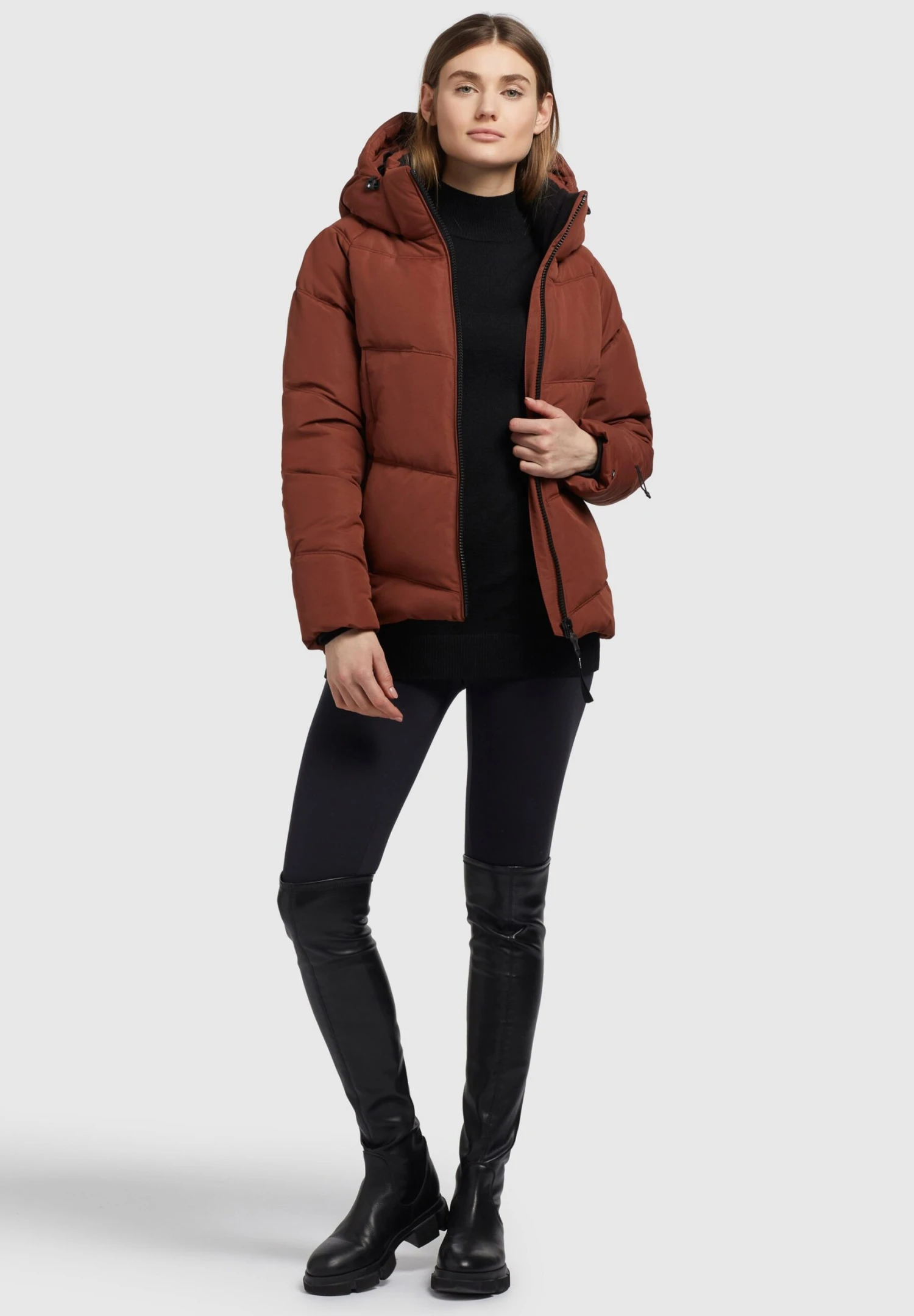 Khujo MontyGiacca InvernaleRotbraun Donna Giacche E Blazer KH121U1AQ-O11 2 Khujo MontyGiacca InvernaleRotbraun Donna Giacche E Blazer KH121U1AQ-O11 - immagine 2