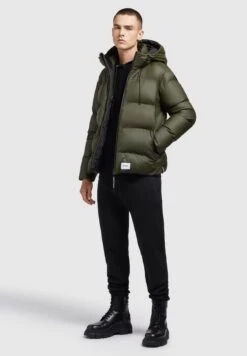 Khujo ReinerGiacca InvernaleOliv Uomo Giacche KH122T0FM-N11 -Vendite Khujo 87f03de8be96428a98c12d9f883625b6