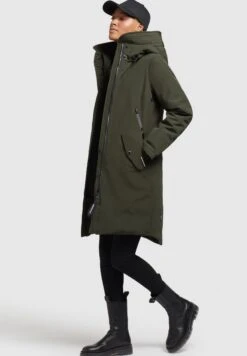 Khujo Charlyn - Cappotto Invernale - Dunkelgrün -Vendite Khujo 88248d6227834fb8a1b643cbab8d040c