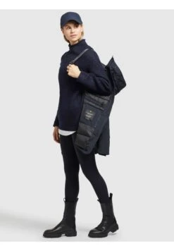 Khujo KandaCappotto InvernaleDunkelblau Donna Cappotti KH121U15Z-K11 -Vendite Khujo 89988a71c0f84ffa9d7c58841b9fe600