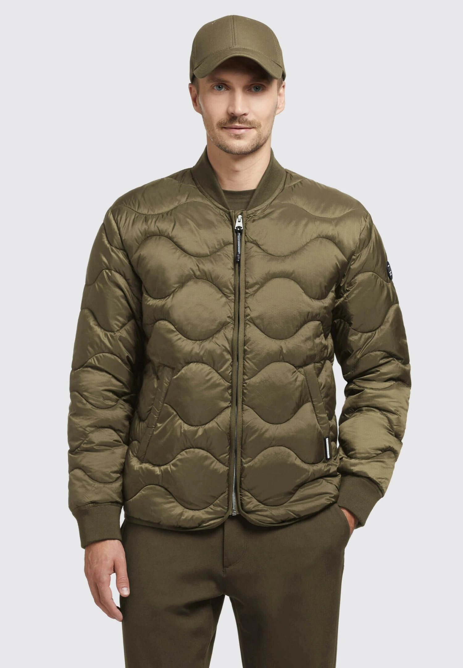 Khujo PiccoGiacca Da Mezza StagioneOlivgrün Uomo Giacche KH122T0F6-N11