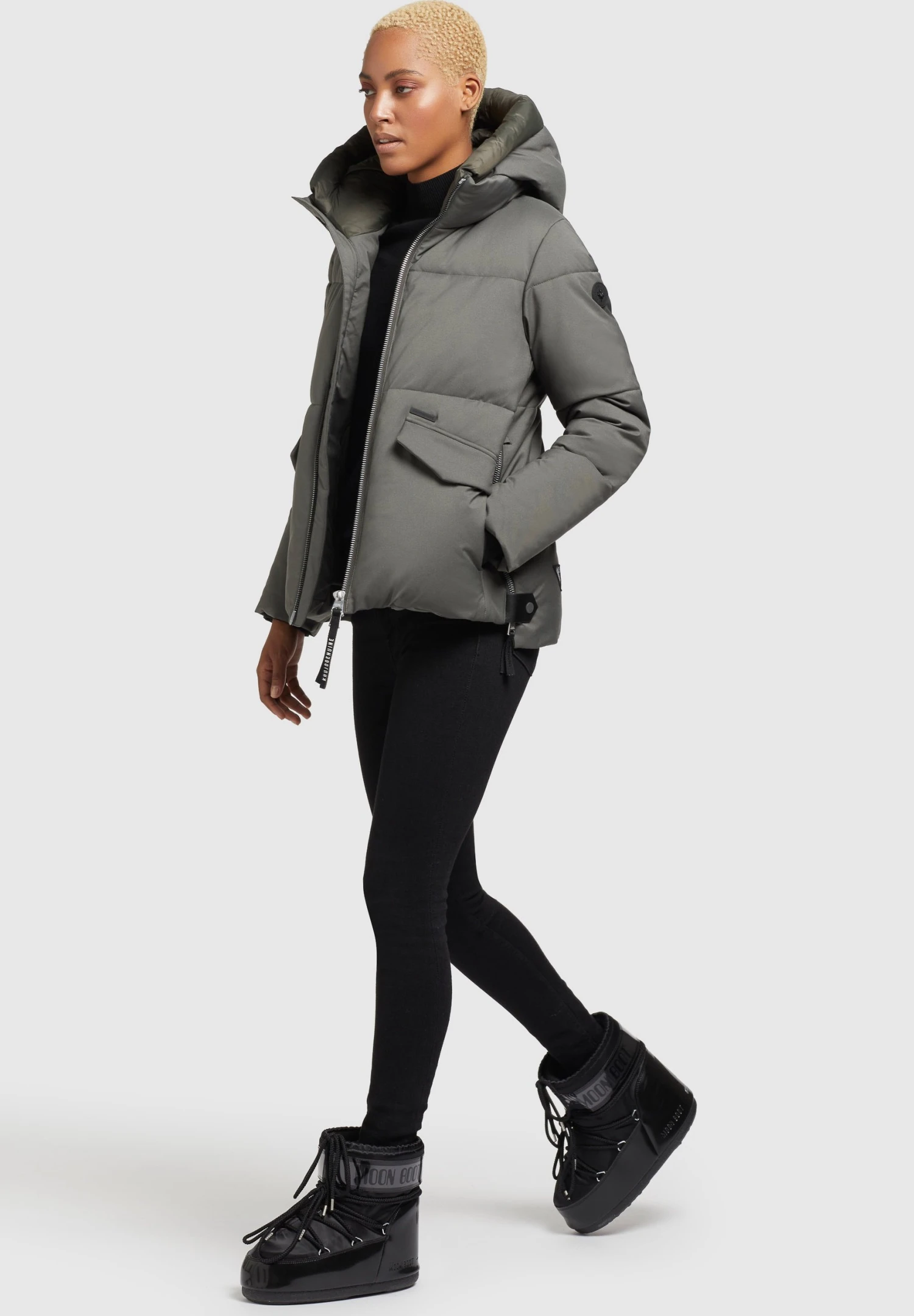 Khujo JapuraGiacca InvernaleDunkeloliv Donna Giacche E Blazer KH121U167-N11 7 Khujo JapuraGiacca InvernaleDunkeloliv Donna Giacche E Blazer KH121U167-N11 - immagine 7