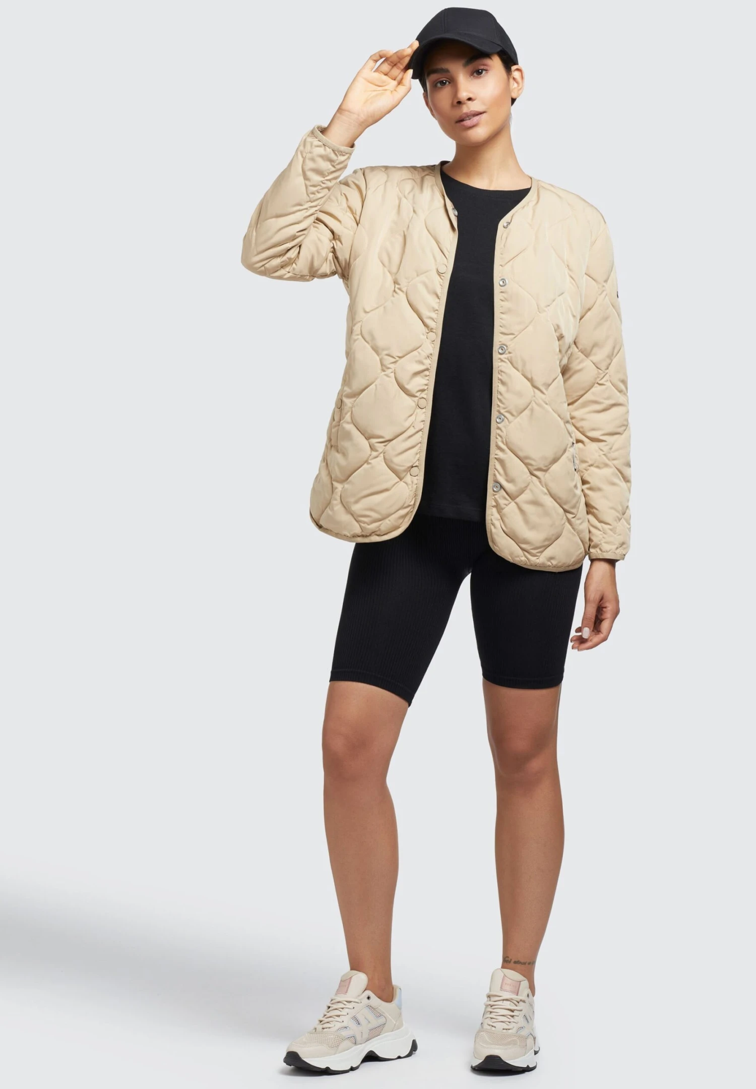 Khujo Yuna - Giacca Da Mezza Stagione - Beige 2 Khujo Yuna - Giacca Da Mezza Stagione - Beige - immagine 2