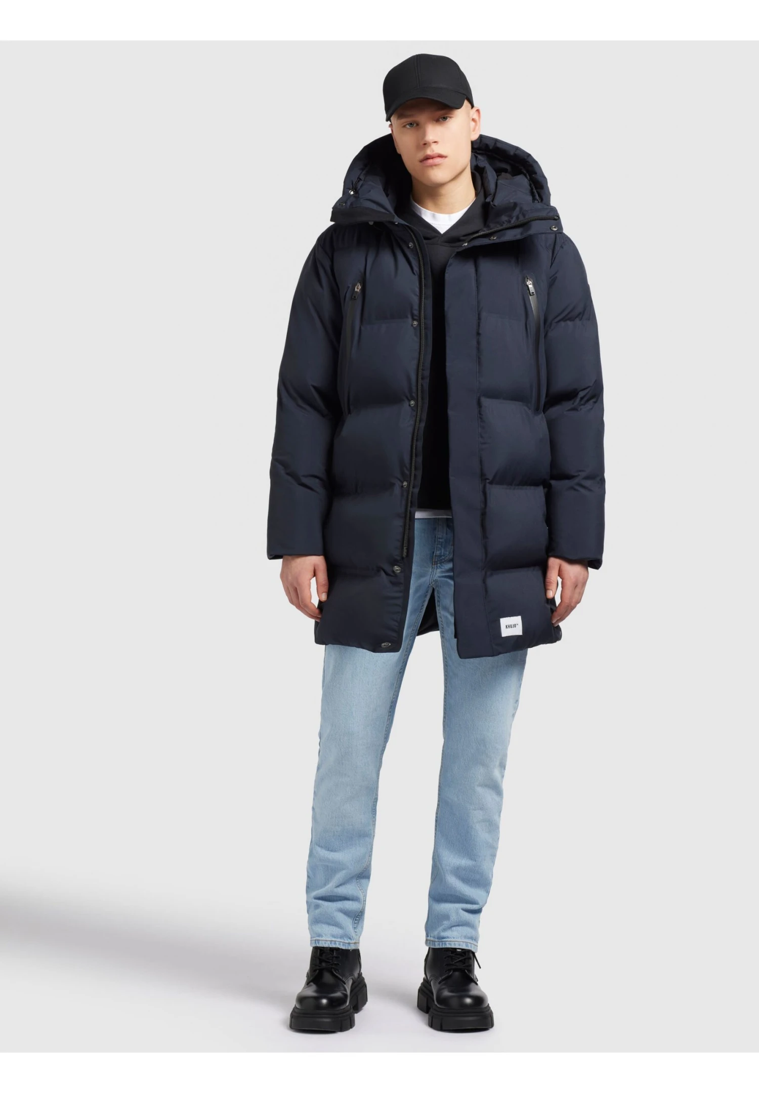 Khujo MorseCappotto InvernaleDunkelblau Uomo Cappotti KH122T0FQ-K11 2 Khujo MorseCappotto InvernaleDunkelblau Uomo Cappotti KH122T0FQ-K11 - immagine 2