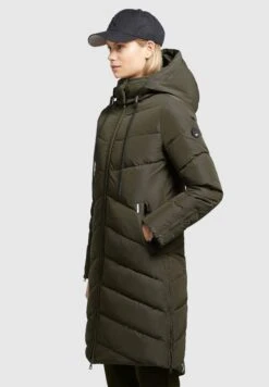 Khujo HubaCappotto InvernaleDunkelgrün Donna Cappotti KH121U15R-M11 -Vendite Khujo 8c8516d90ecc4623ab4af87fc8b243c7