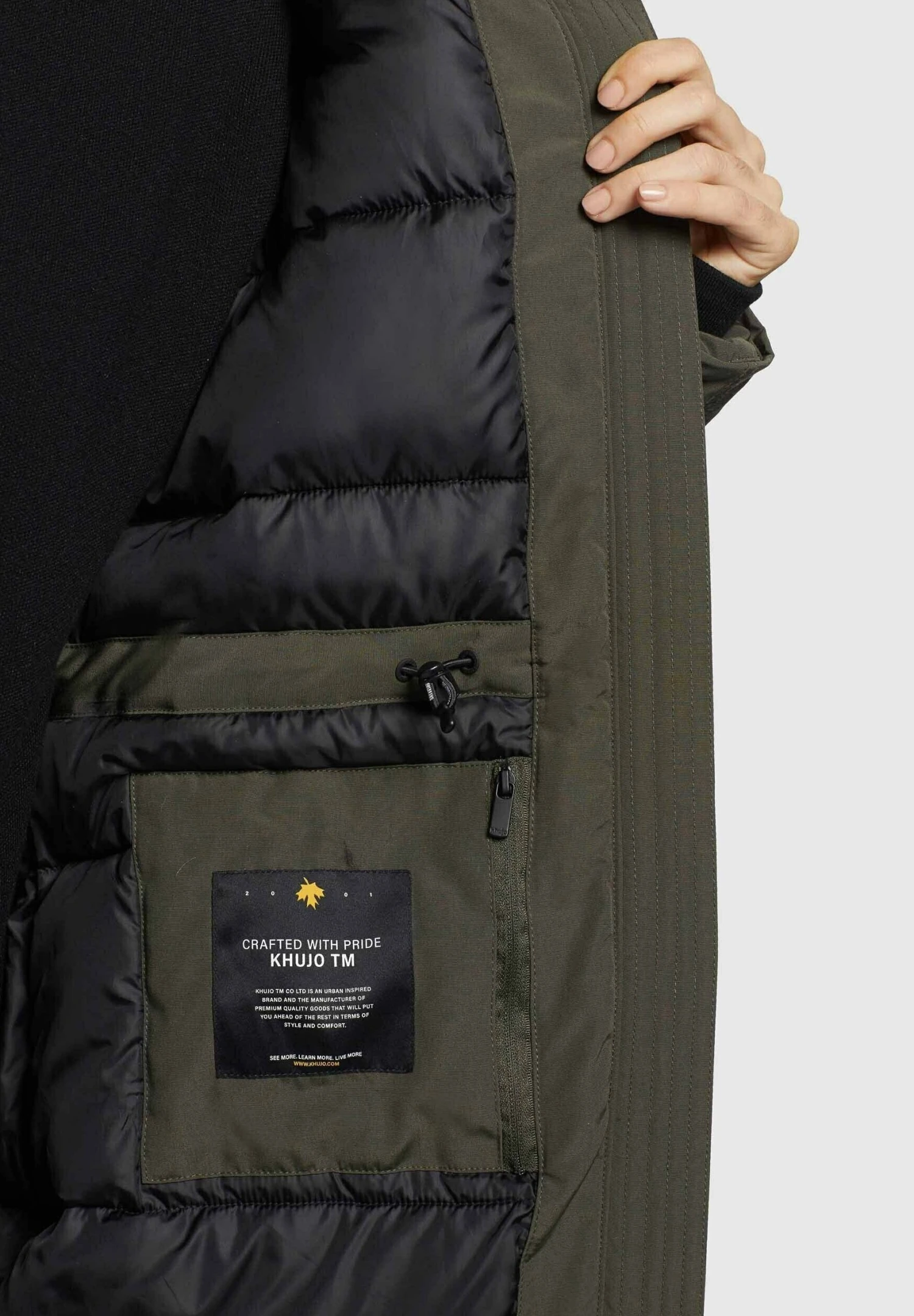 Khujo AbellaCappotto InvernaleOlivgrün Donna Cappotti KH121U16D-N11 5 Khujo AbellaCappotto InvernaleOlivgrün Donna Cappotti KH121U16D-N11 - immagine 5