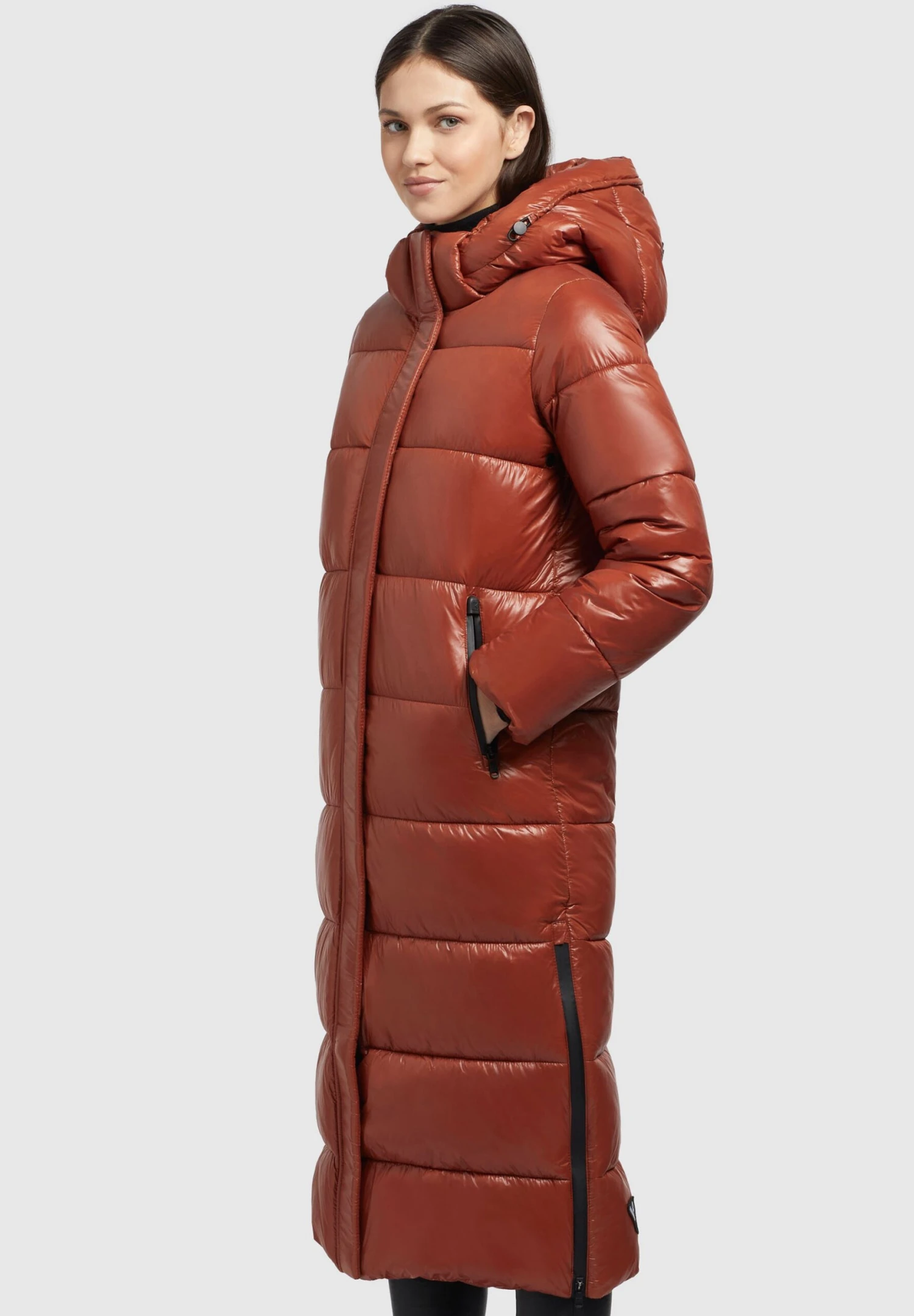 Khujo Saima ShinyCappotto InvernaleRotbraun Donna Cappotti KH121U1C0-G12 6 Khujo Saima ShinyCappotto InvernaleRotbraun Donna Cappotti KH121U1C0-G12 - immagine 6