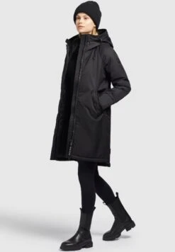 Khujo SemieCappotto InvernaleSchwarz Donna Cappotti KH121U1D6-Q11 -Vendite Khujo 8de6d7644a874963b0a81cf05b207ac8