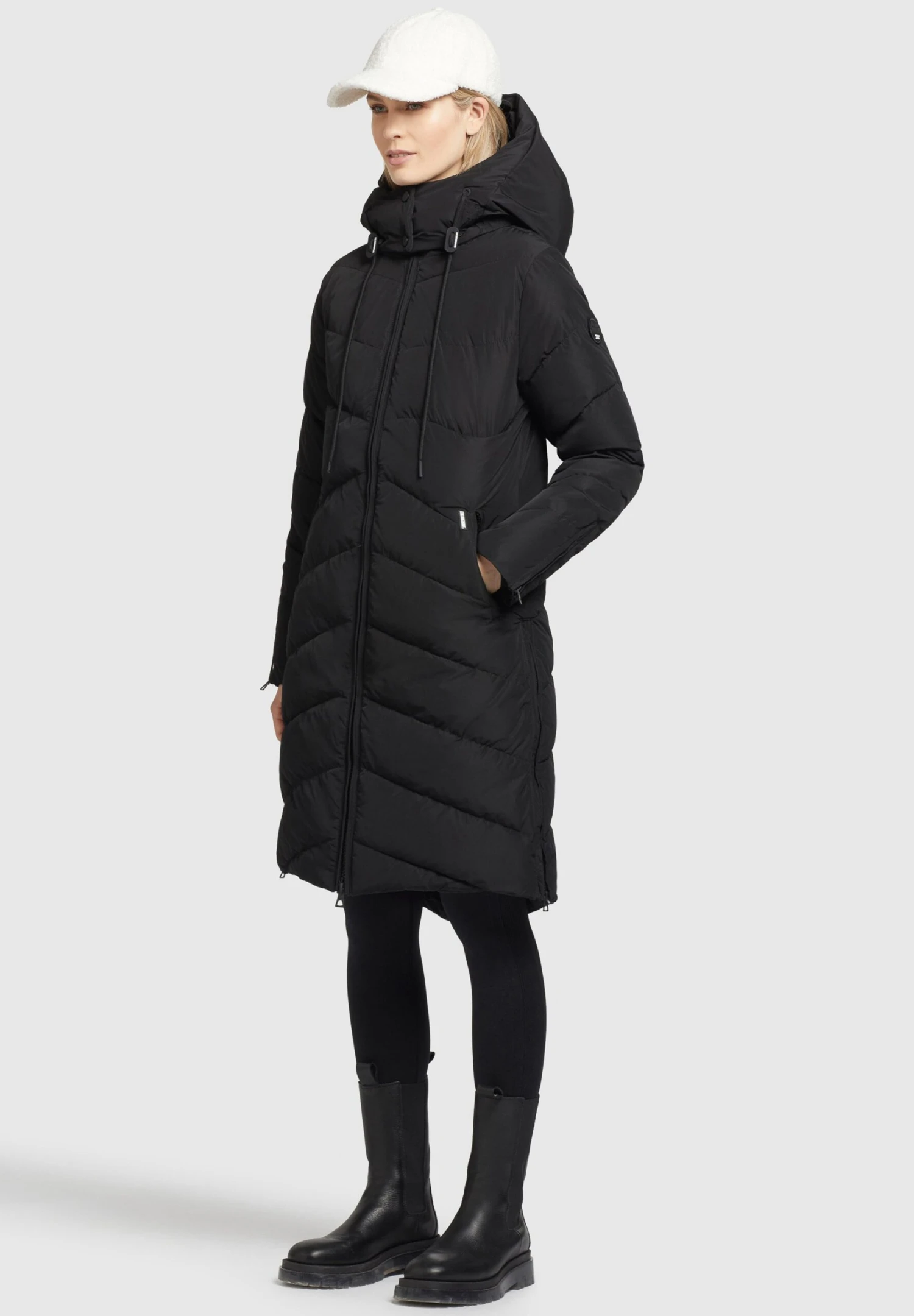 Khujo HubaCappotto InvernaleSchwarz Donna Cappotti KH121U15R-Q11 4 Khujo HubaCappotto InvernaleSchwarz Donna Cappotti KH121U15R-Q11 - immagine 4