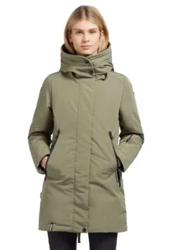 Khujo Viona4Cappotto InvernaleGraugrün Donna Cappotti KH121U1CS-M12 -Vendite Khujo 8e8335f6449f48b5997595ffd78618ac
