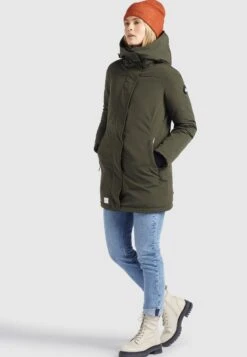Khujo Kanda - Cappotto Invernale - Dunkeloliv -Vendite Khujo 8ed1aad9bf434d91bb14e8b318e9eee0