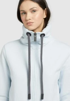 Khujo Tosta - Felpa Con Zip - Hellblau -Vendite Khujo 8f6de69aba834e65bca09dc973c828dc