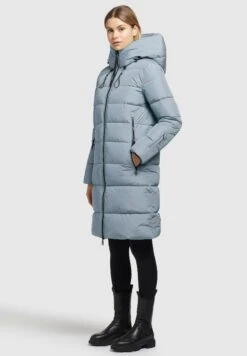 Khujo Jilias 3Cappotto InvernaleHellblau Donna Cappotti KH121U14E-K11 -Vendite Khujo 8f8426cf9241456e9865706ddcfb2c95