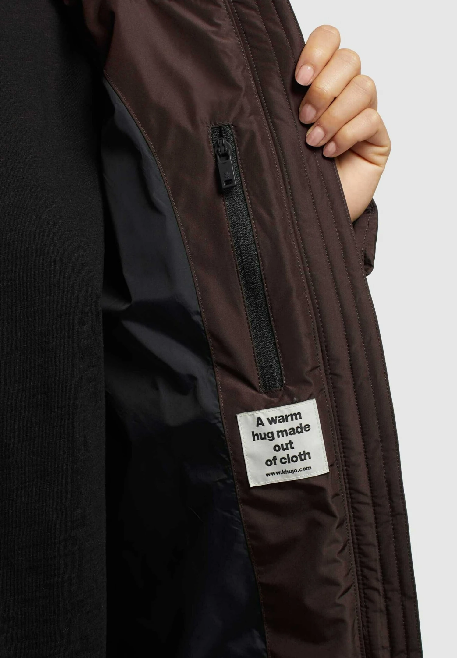 Khujo Jilias3 - Cappotto Invernale - Dunkelbraun 2 Khujo Jilias3 - Cappotto Invernale - Dunkelbraun - immagine 2