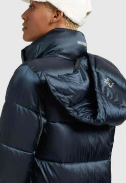 Khujo Julina SatinCappotto InvernaleDunkelblau Donna Cappotti KH121U14K-K11 -Vendite Khujo 91daab00459142d19d4daf2d4adefb2d