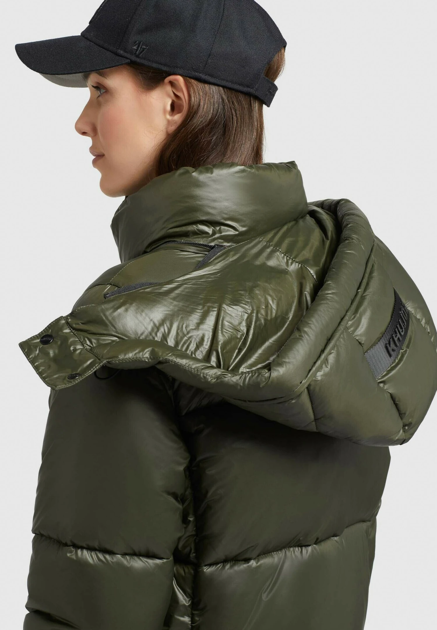 Khujo Melona ShinyCappotto InvernaleDunkelgrün Donna Cappotti KH121U15D-M11 5 Khujo Melona ShinyCappotto InvernaleDunkelgrün Donna Cappotti KH121U15D-M11 - immagine 5