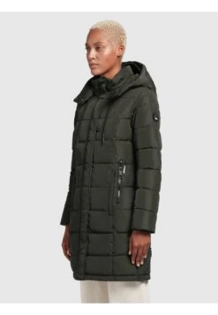 Khujo CupsCappotto InvernaleDunkelgrun Donna Cappotti KH121U14T-M11 -Vendite Khujo 952cda7d0bfb47eea3a7191ec768de12