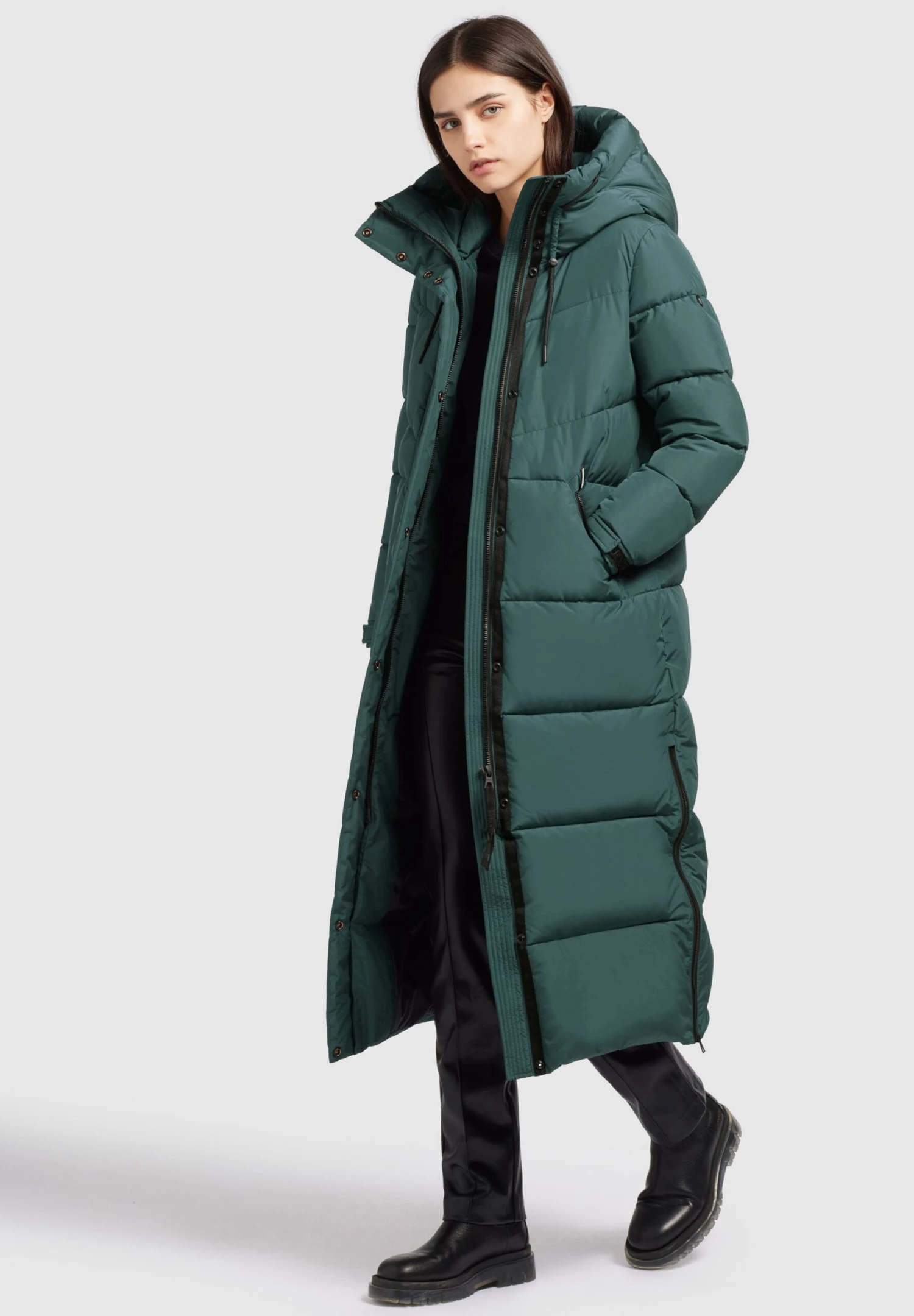 Khujo ShimantaCappotto InvernaleBlaugrün Donna Cappotti KH121U1AJ-L11 6 Khujo ShimantaCappotto InvernaleBlaugrün Donna Cappotti KH121U1AJ-L11 - immagine 6