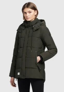Khujo EuniceCappotto InvernaleDunkeloliv Donna Cappotti KH121U168-N11 -Vendite Khujo 9da9c3c3baba482e9a4e0a7bbcecb91f