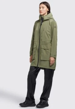 Khujo Mantel GingCappotto CortoOlivgrün Donna Cappotti KH121U18B-N11 -Vendite Khujo 9e0ec0889cd549939f913f6895d985ba