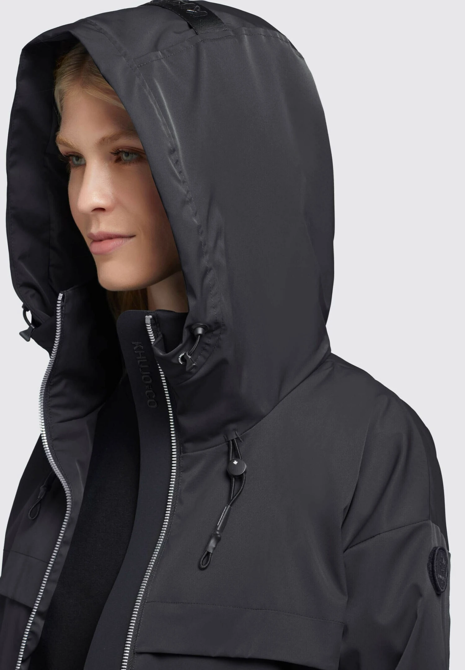 Khujo Blair2Giacca LeggeraSchwarz Donna Giacche E Blazer KH121U17X-Q11 6 Khujo Blair2Giacca LeggeraSchwarz Donna Giacche E Blazer KH121U17X-Q11 - immagine 6