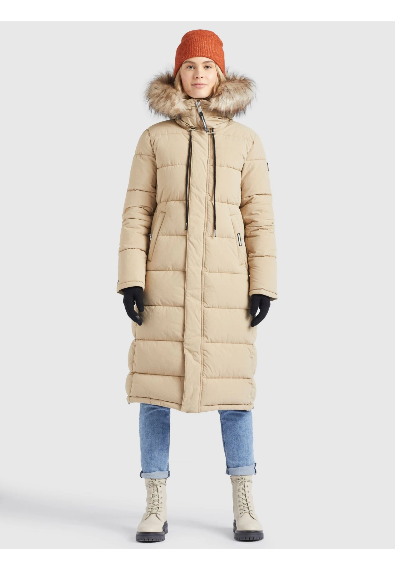 Khujo LissandraCappotto InvernaleBeige Donna Cappotti KH121U12N-B11 1 Khujo LissandraCappotto InvernaleBeige Donna Cappotti KH121U12N-B11