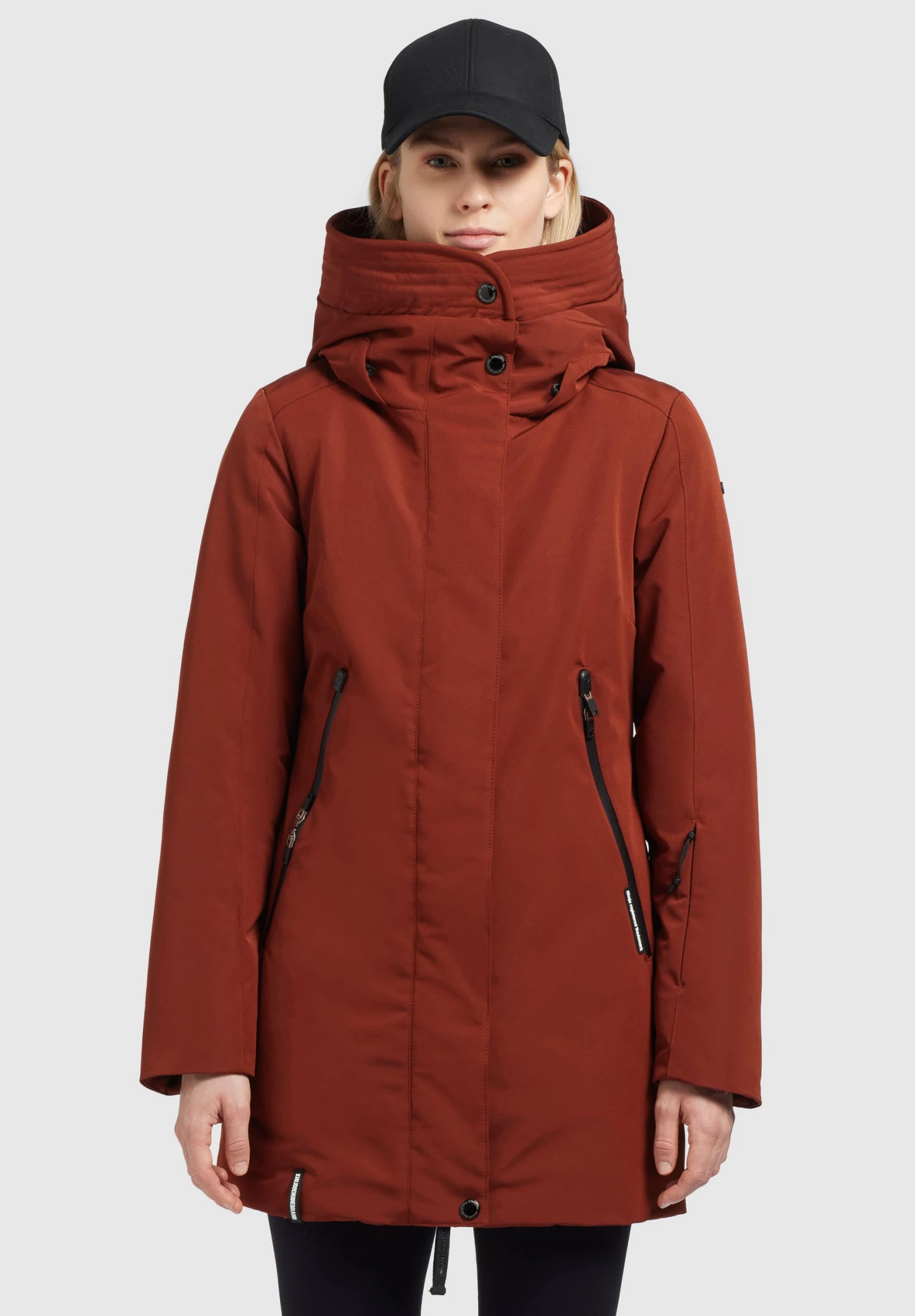 Khujo Viona4Cappotto InvernaleRotbraun Donna Cappotti KH121U1CS-G11 1 Khujo Viona4Cappotto InvernaleRotbraun Donna Cappotti KH121U1CS-G11