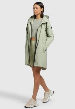 Khujo AddaCappotto CortoBlassgrün Donna Cappotti KH121U182-M11 -Vendite Khujo a3ca60f509bd45b1bfb86a38aea3342d