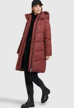 Khujo LimettaCappotto InvernaleRostrot Donna Cappotti KH121U14W-G11 -Vendite Khujo a4562b8826ae47e9929cb49ee80fdd69