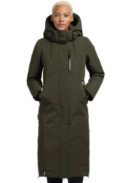 Khujo LofiCappotto InvernaleDunkelgrün Donna Cappotti KH121U1CX-M11 -Vendite Khujo a58d7ec17b634fb089dd60d38514e1e6