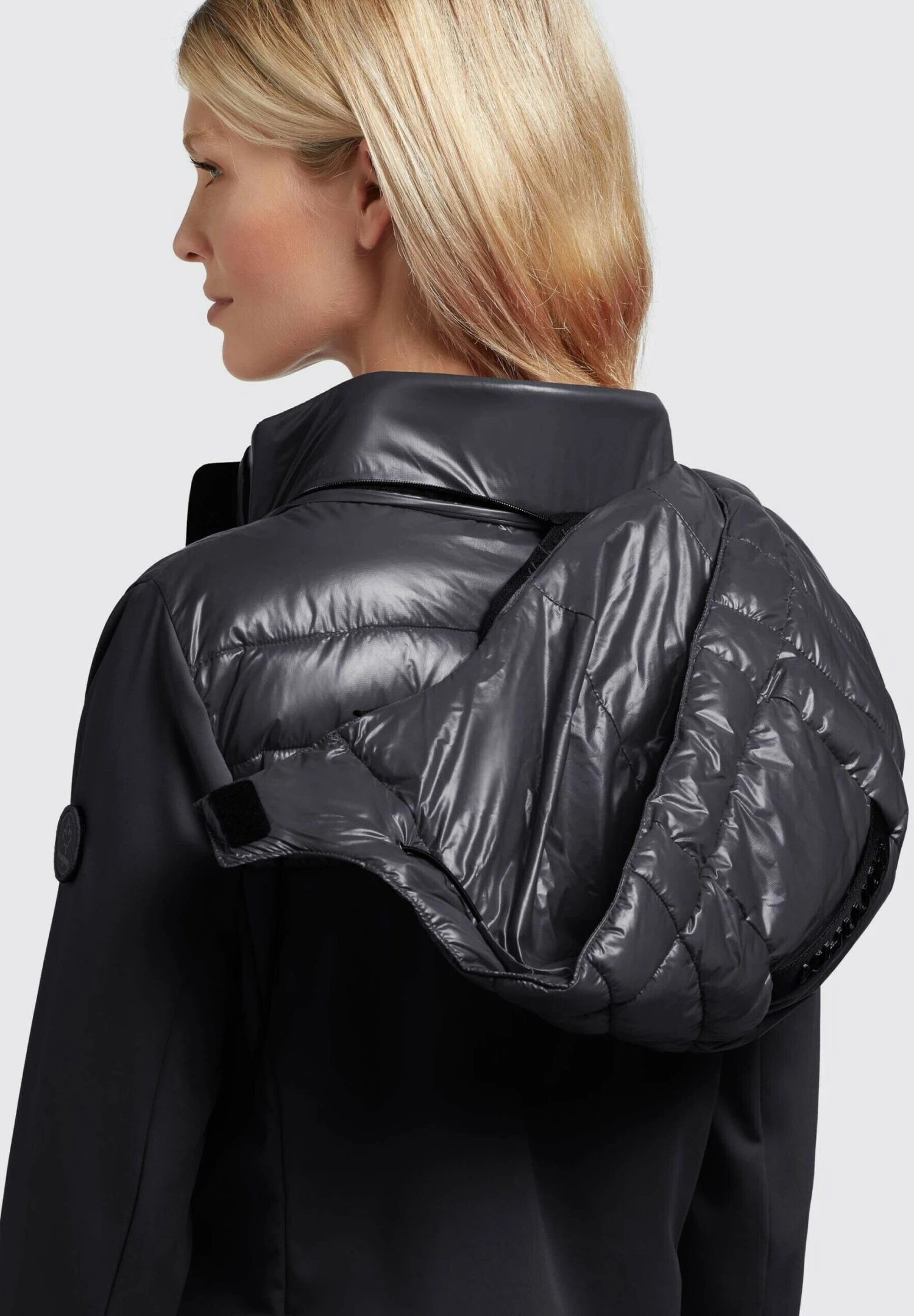 Khujo Ghita Shiny - Giacca Da Mezza Stagione - Schwarz 6 Khujo Ghita Shiny - Giacca Da Mezza Stagione - Schwarz - immagine 6