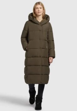 Khujo LainaCappotto InvernaleDunkel Khaki Donna Cappotti KH121U1CO-M11 -Vendite Khujo a7ffddf7edaf4d5eb74115898b89846b