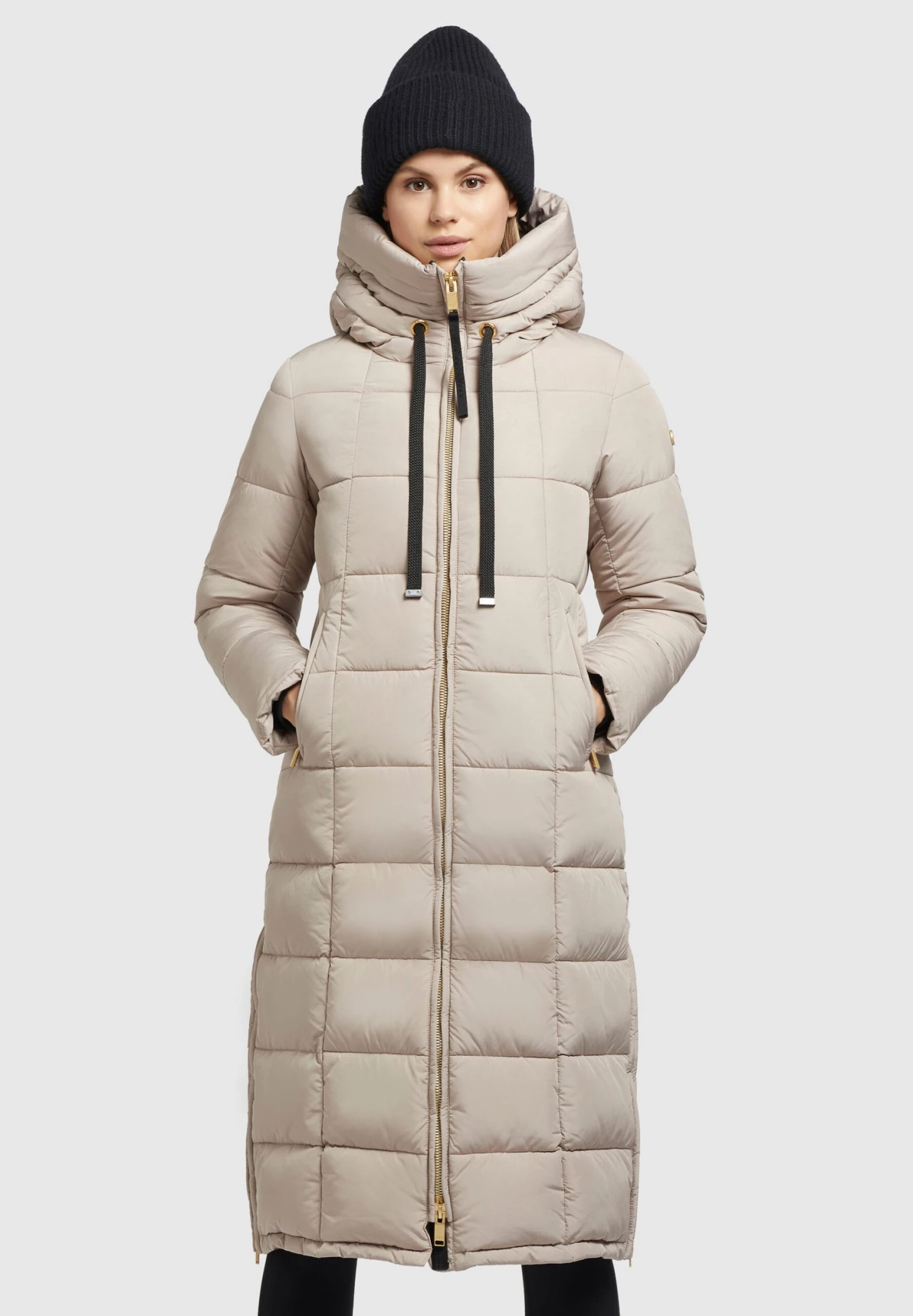 Khujo ArubaCappotto InvernaleTaupe Donna Cappotti KH121U16H-B11 6 Khujo ArubaCappotto InvernaleTaupe Donna Cappotti KH121U16H-B11 - immagine 6