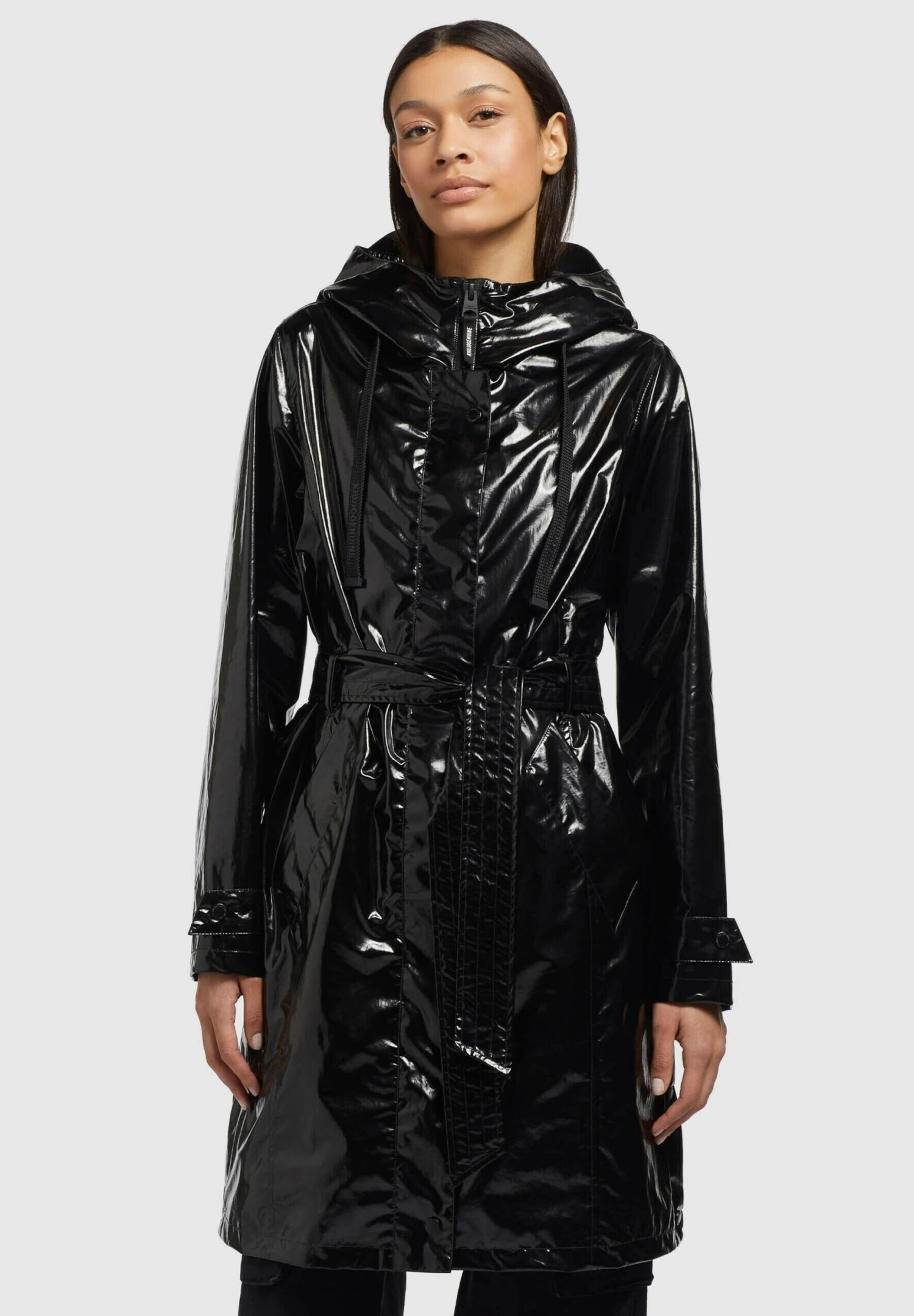 Khujo Alecia - Trench - Schwarz 1 Khujo Alecia - Trench - Schwarz