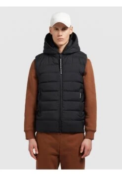 Khujo Weste Berd MattSmanicatoSchwarz Uomo Giacche KH122T0G5-Q11