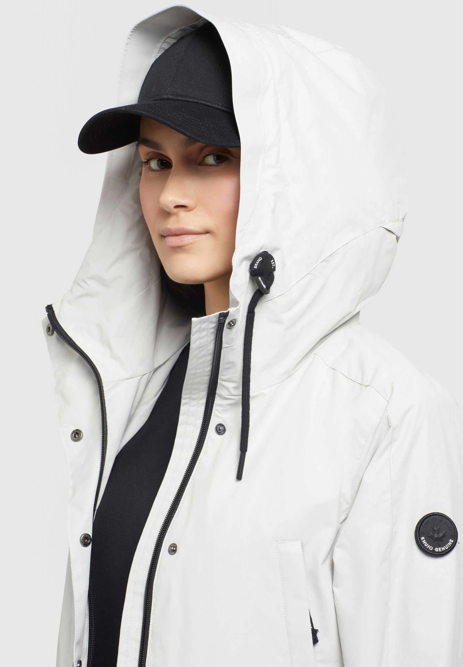 Khujo JelleParkaHellgrau Donna Cappotti KH121U138-C11 6 Khujo JelleParkaHellgrau Donna Cappotti KH121U138-C11 - immagine 6