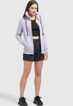 Khujo TostaFelpa Con ZipFlieder Donna Felpe KH121J07B-I11 -Vendite Khujo b28f82a9715243f58a681f2a937547aa