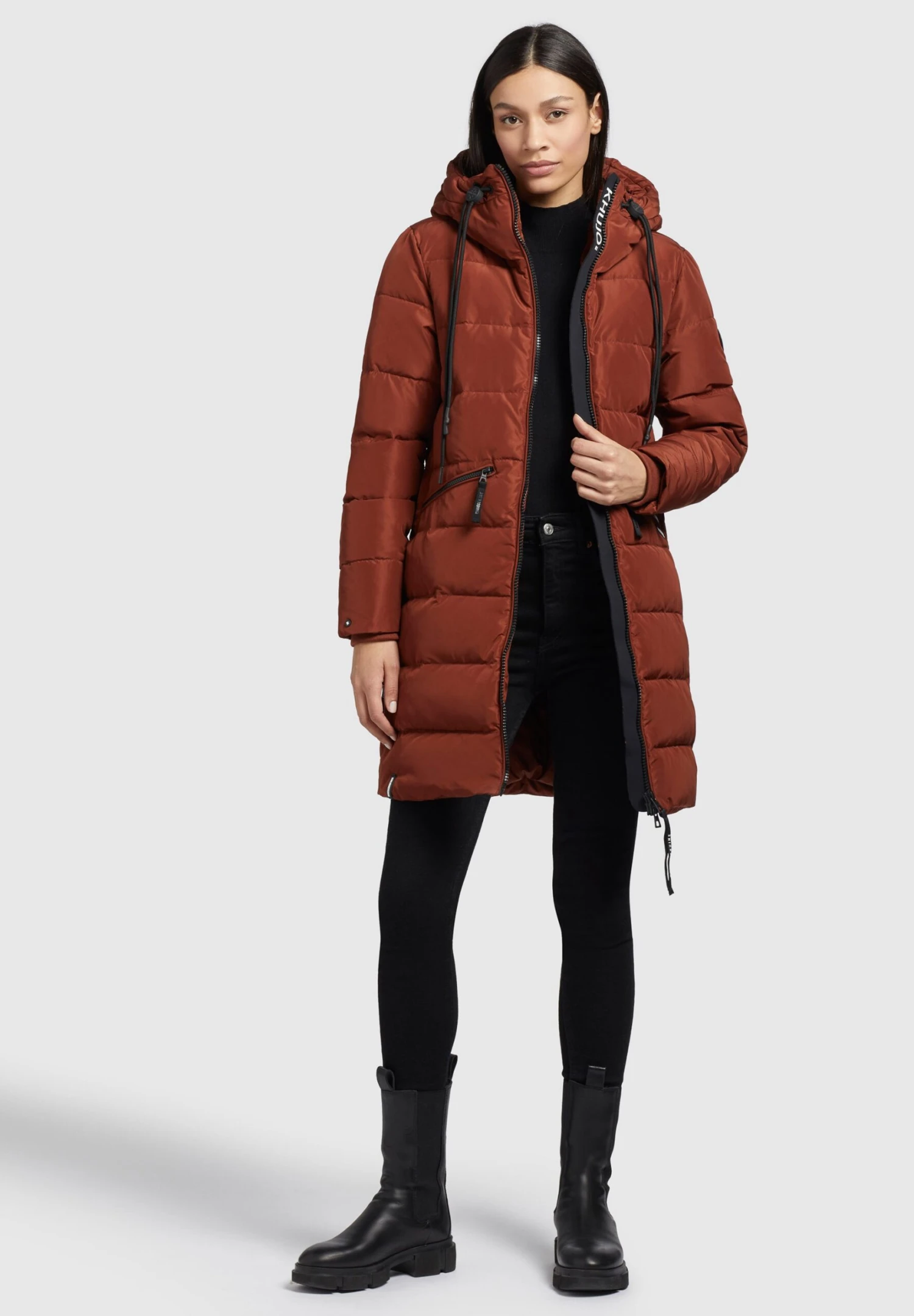 Khujo MarvaCappotto InvernaleRotbraun Donna Cappotti KH121U1AC-O11 2 Khujo MarvaCappotto InvernaleRotbraun Donna Cappotti KH121U1AC-O11 - immagine 2