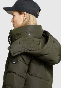 Khujo HubaCappotto InvernaleDunkelgrün Donna Cappotti KH121U15R-M11 -Vendite Khujo b73d969aea5a405d8204143669b96552