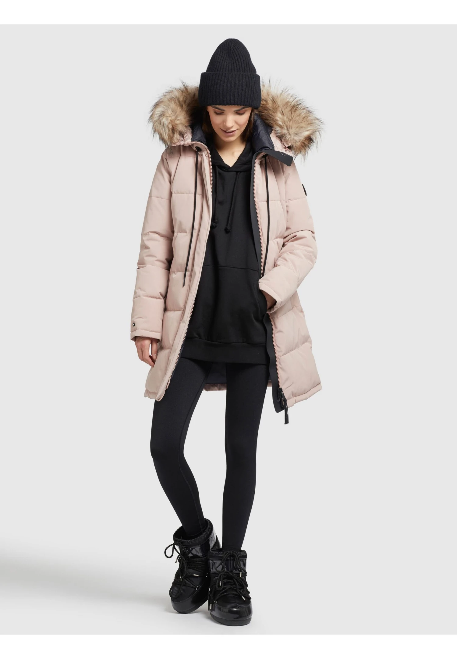 Khujo ClorenCappotto InvernaleRosa Donna Cappotti KH121U158-J11 2 Khujo ClorenCappotto InvernaleRosa Donna Cappotti KH121U158-J11 - immagine 2