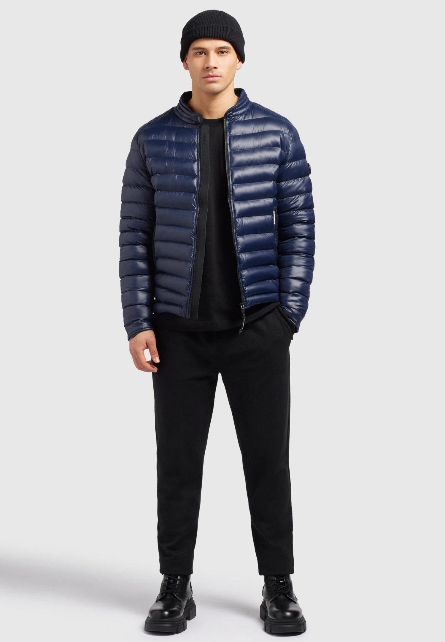 Khujo Joko ShinyGiacca InvernaleDunkelblau Uomo Giacche KH122T0G2-K11 2 Khujo Joko ShinyGiacca InvernaleDunkelblau Uomo Giacche KH122T0G2-K11 - immagine 2