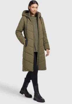 Khujo Aribay2 PeachedCappotto InvernaleKhaki Grün Donna Cappotti KH121U148-N11 -Vendite Khujo b9ab34cefebc433f8578ff52f8af2c51