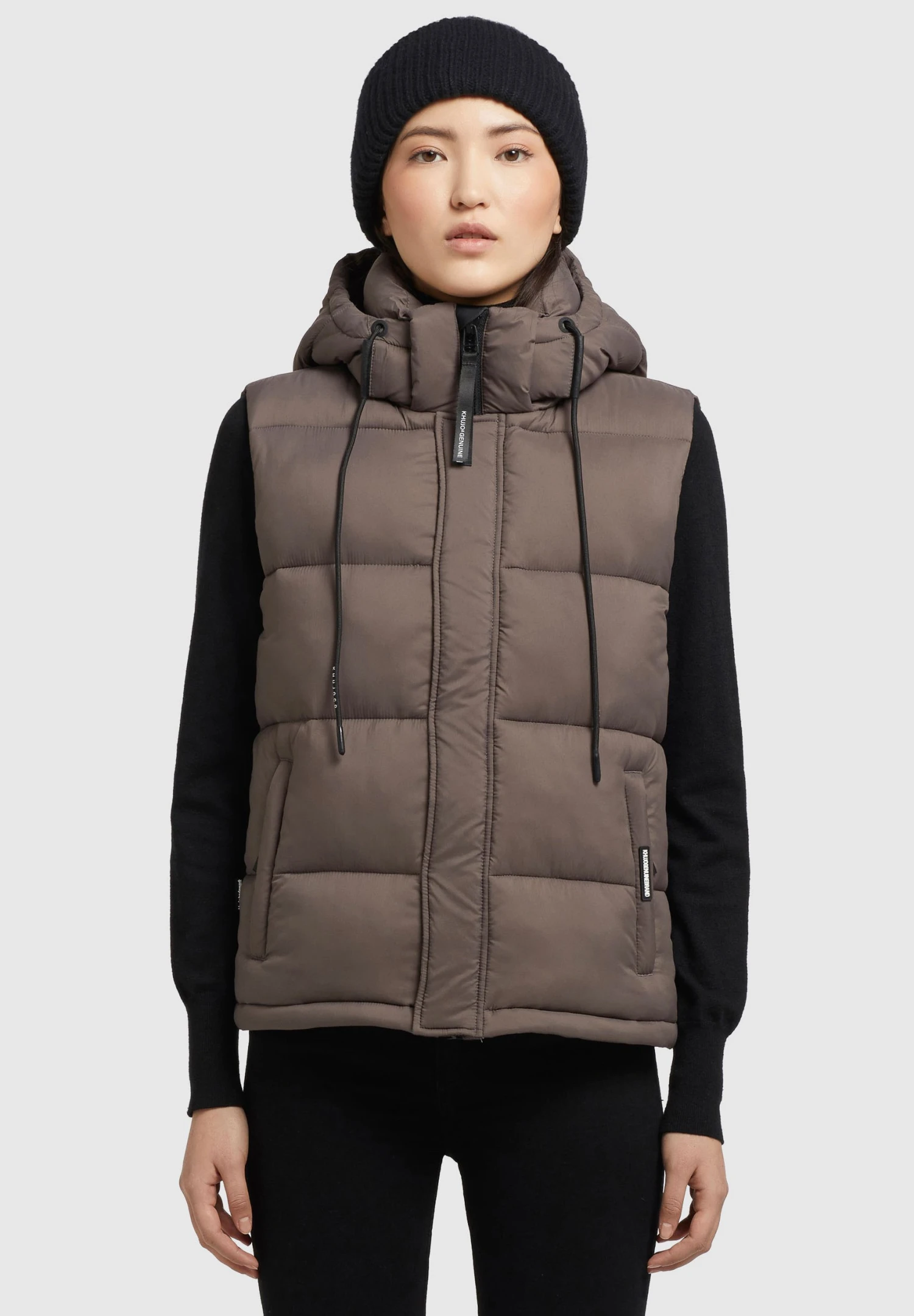 Khujo Eden MattSmanicatoTaupe Donna Giacche E Blazer KH121G0DP-B11 1 Khujo Eden MattSmanicatoTaupe Donna Giacche E Blazer KH121G0DP-B11