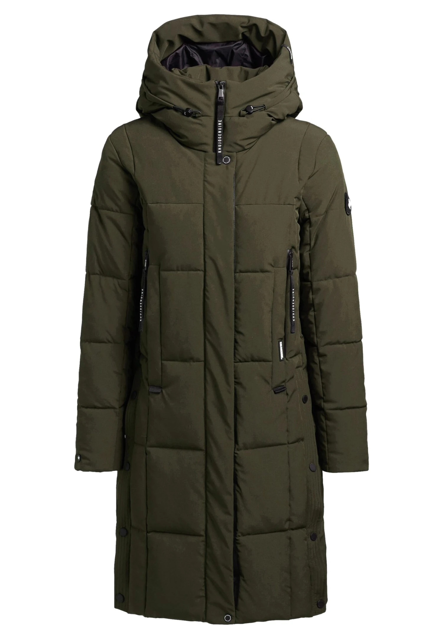 Khujo NamitaCappotto InvernaleDunkelgrün Donna Cappotti KH121U14Z-M11 8 Khujo NamitaCappotto InvernaleDunkelgrün Donna Cappotti KH121U14Z-M11 - immagine 8