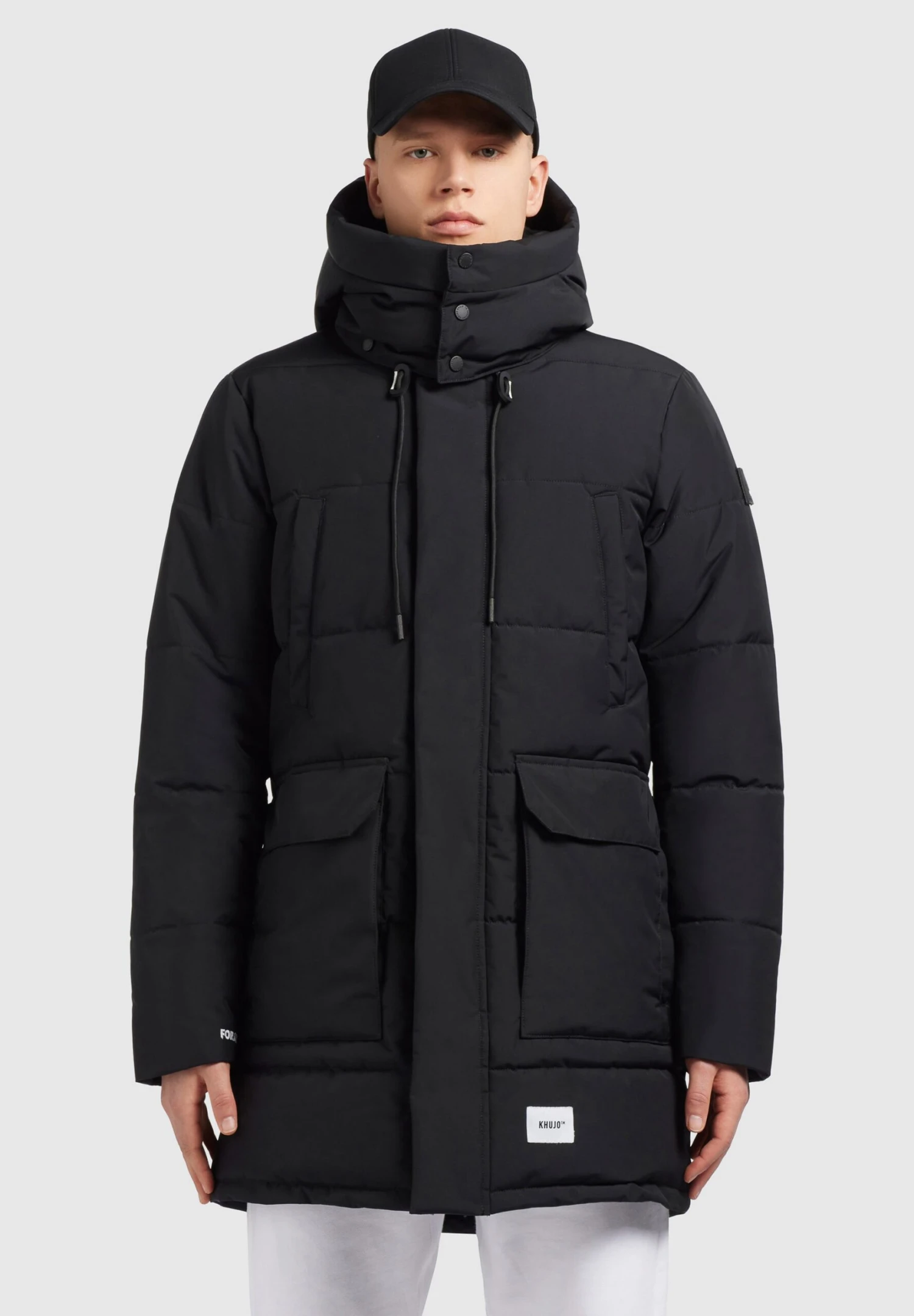 Khujo Mantel Vivas2Cappotto InvernaleSchwarz Uomo Cappotti KH122T0FP-Q11 1 Khujo Mantel Vivas2Cappotto InvernaleSchwarz Uomo Cappotti KH122T0FP-Q11