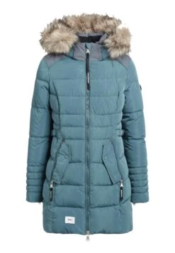Khujo Amaray2Cappotto InvernaleBlaugrau Donna Cappotti KH121U129-K11 -Vendite Khujo bd0568b3353643cab908a599140194ed