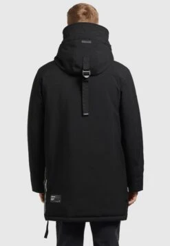 Khujo CarlCappotto InvernaleSchwarz Meliert Uomo Cappotti KH122T0DH-Q11 -Vendite Khujo bd214a9aaa4f41439749ce02c2ad2815