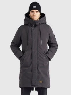 Khujo HaakCappotto InvernaleDunkelgrau Uomo Cappotti KH122T0CR-C11