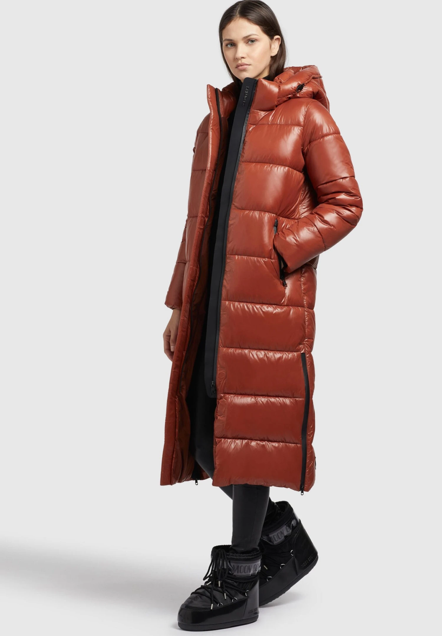 Khujo Saima ShinyCappotto InvernaleRotbraun Donna Cappotti KH121U1C0-G12 7 Khujo Saima ShinyCappotto InvernaleRotbraun Donna Cappotti KH121U1C0-G12 - immagine 7